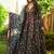 Black muslin digital print designer salwar suit