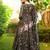 Black muslin digital print designer salwar suit