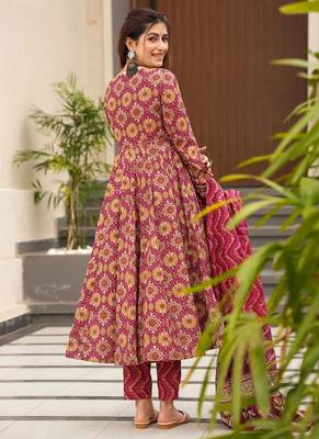Multi color muslin digital print designer salwar suit 3