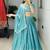 Amazing Blue Bead Embroidery Georgette Event Wear Lehenga Choli