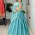 Amazing Blue Bead Embroidery Georgette Event Wear Lehenga Choli
