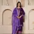 Royal Violet Velvet Salwar suit set