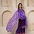 Royal Violet Velvet Salwar suit set