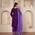 Royal Violet Velvet Salwar suit set