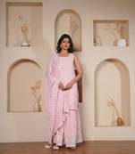 Soft Petal Sequined Set