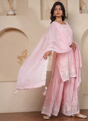Soft Petal Sequined Set 2