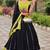 Beauteous Black Lace Work Cotton Navratri Special Lehenga Choli With Dupatta