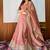 Eye-Catching Beige Sequins Work Silk Function Wear Lehenga Choli With Dupatta