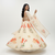 off white georgette floral lehenga choli