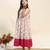Pink printed cotton dress