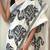 Women's handloom linen cotton with elephant digital printed saree