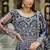 Navy blue senhora dresses festive special ready-made anarkali suit