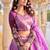lavender gold crush lehenga with heavy embroidery