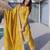 Yellow h.o fabric sequins & zari embroidered kurti pant dupatta set