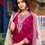 Rani pink premium readymade faux georgette gown with soft silk dupatta