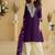 Purple embroidered silk wedding-salwar-kameez