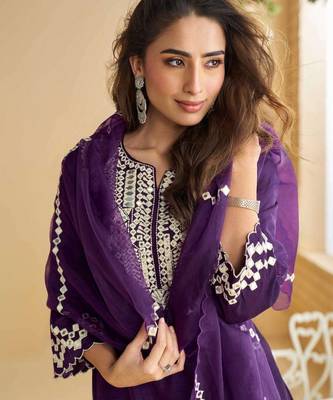 Purple embroidered silk wedding-salwar-kameez 2
