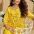 Yellow embroidered silk wedding-salwar-kameez