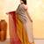 Women's multi embellished handloom cotton saree