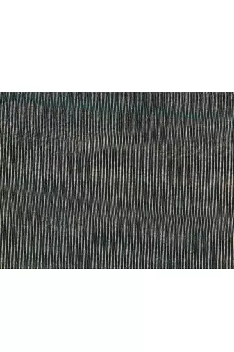 moss green embellished cotton blend zari check handloom saree