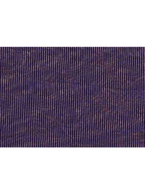 navy blue embellished cotton blend zari check handloom saree 5