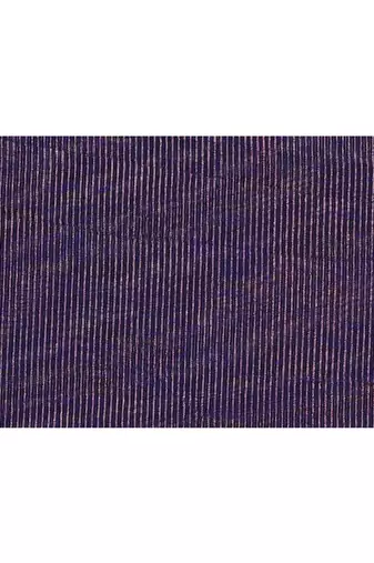 navy blue embellished cotton blend zari check handloom saree