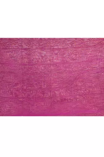 magenta embellished cotton blend zari border handloom saree