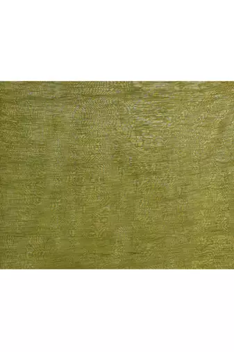 moss green embellished cotton blend zari border handloom saree