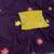purple mannequin embroidery work saree with miorror work and cut work border