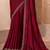 Maroon sparkle shaded chiffon heavy embroidery and sequin work partywear saree