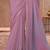 Mauve shining georgette heavy embroidery and sequin work partywear saree