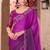 Purple majestic shaded chiffon heavy embroidery and sequin work partywear saree