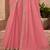 Peach georgette silk heavy embroidery and sequin work partywear saree