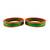 Kundan stud colour multi pack of 8 material acrylic bangle