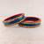 Kundan stud colour multi pack of 8 material acrylic bangle