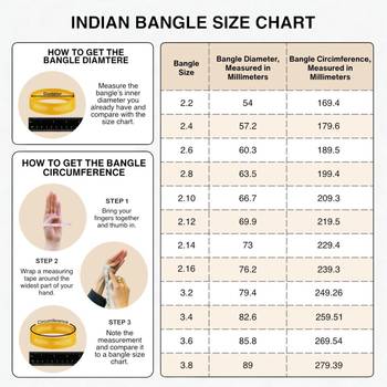 Kundan stud colour multi pack of 8 material acrylic bangle 5