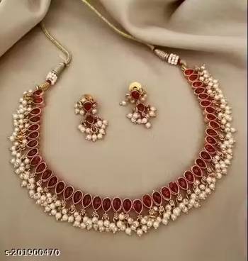 Indian bollywood gold plated kundan choker bridal necklace earrings jewelry set 1