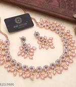 Indian bollywood gold plated kundan choker bridal necklace earrings jewelry set