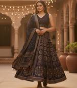 Garba Special Cotton SemiStitched Lehenga choli