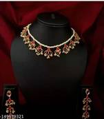 Indian bollywood gold plated kundan choker bridal necklace earrings jewelry set