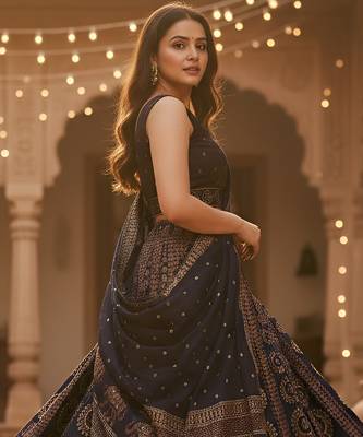 Garba Special Cotton SemiStitched Lehenga choli 2