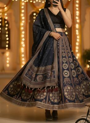 Garba Special Cotton SemiStitched Lehenga choli 3