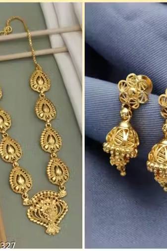 Indian bollywood gold plated kundan choker bridal necklace earrings jewelry set