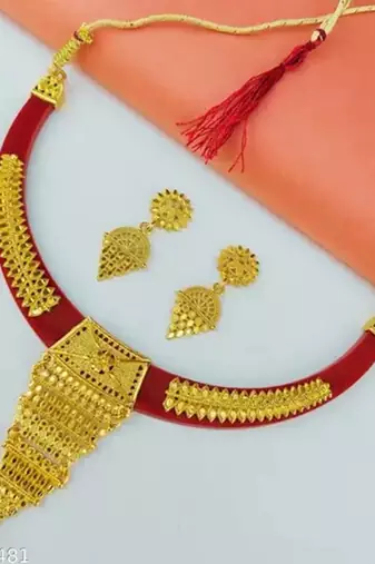 Indian bollywood gold plated kundan choker bridal necklace earrings jewelry set