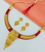 Indian bollywood gold plated kundan choker bridal necklace earrings jewelry set