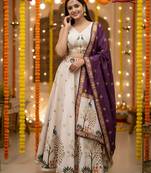 Garba Special Cotton SemiStitched Lehenga choli