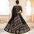 Navratri Ajarakh Print Rayon Semi Stitched Lehenga Choli & Unstitched Blouse With Dupatta