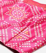 Panihari Pichwai Print SemiStitched Satin Crop-Top choli