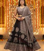 Garba Special Cotton SemiStitched Lehenga choli