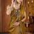 Party wear new rangoli silk golden color saree with blouse